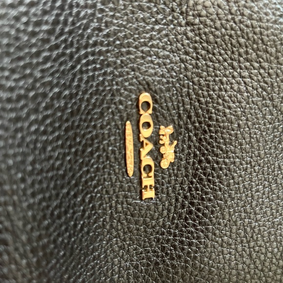 Coach Black Leather Shoulder Bag - Picture 3 of 5